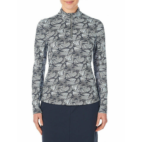 Nivo Sports Lizzie 1/4  Zip Womens L/S Sun Shirt