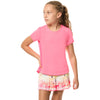 Lucky In Love Dyn HL Girls SS Tennis Shirt