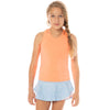 Lucky In Love V-Neck Cutout Girls Tennis Tank Top