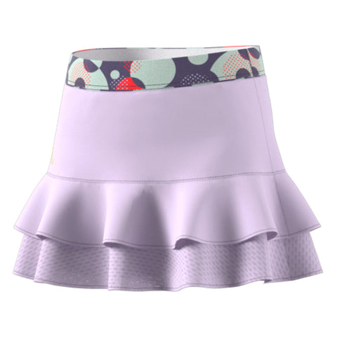 Adidas Frill Light Purple 10.5in Girls Tennis Skirt