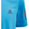 Adidas 3-Stripes Club Blue Boys Short Sleeve Crew Tennis Shirt