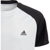 Adidas Club White Boys Short Sleeve Crew Tennis Shirt