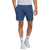 Adidas Ergo Melange 7in Indigo Mens Tennis Shorts