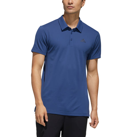 Adidas HEAT.RDY Color Block Indigo Mens Tennis Polo