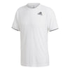 Adidas FreeLift White Mens Short Sleeve Crew Tennis Shirt