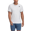 Adidas FreeLift White Mens SS Crew Tennis Shirt