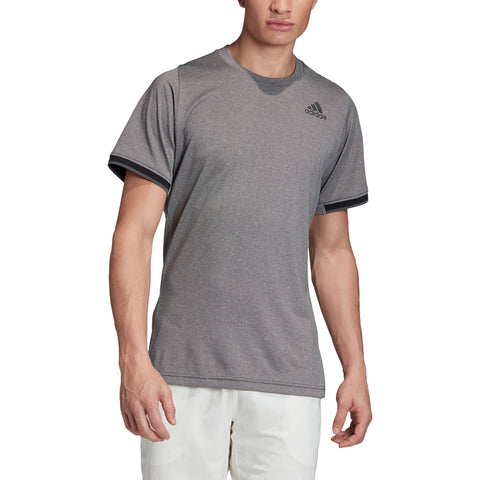 Adidas FreeLift Black Mens Short Sleeve Crew Tennis Shirt