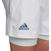 Adidas 2n1 HEAT.RDY White Mens Tennis Shorts