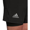 Adidas 2n1 HEAT.RDY Black 7in Mens Tennis Shorts