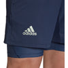 Adidas 2n1 HEAT.RDY Indigo 7in Mens Tennis Shorts