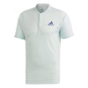 Adidas FreeLift HEAT.RDY Green Mens Tennis Polo