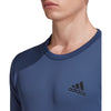 Adidas HEAT.RDY Tech Indigo Mens Long Sleeve Crew Tennis Shirt