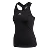 Adidas Y-Tank Black Womens Tennis Tank Top