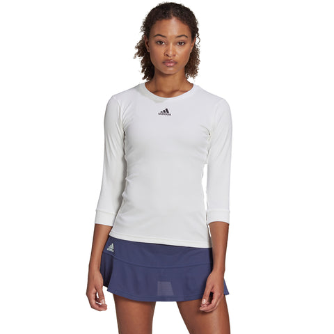 Adidas HEAT.RDY Three-Quarter Sleeve White Womens Shirt