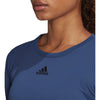 Adidas HEAT.RDY Three-Quarter Sleeve Blue Womens Shirt