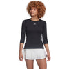 Adidas HEAT.RDY 3/4 Sleeve Black Womens Shirt