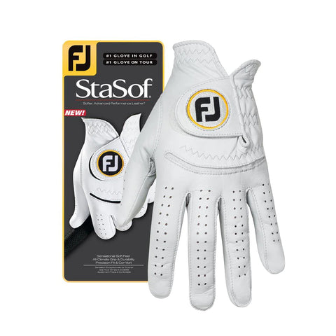 FootJoy StaSof Pearl White Mens Left Hand Golf Glove