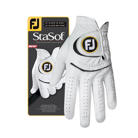 FootJoy StaSof Pearl Black Mens Left Hand Golf Glove