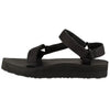 Teva Midform Universal Black Leather Womens Sandals