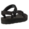 Teva Midform Universal Black Leather Womens Sandals