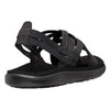 Teva Voya Strappy Black Leather Womens Sandals