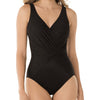 Miraclesuit Rock Solid Twister Womens One Piece Swimsuit