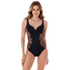 Miraclesuit Gilt Charge Tempt Womens 1PC Swimsuit