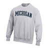 Champion UofM Rev Weave Mens Crewneck Sweatshirt