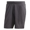 Adidas Ergo Melange 9in Gray Mens Tennis Shorts