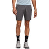 Adidas Ergo Melange 9in Gray Mens Tennis Shorts