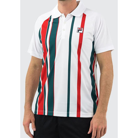 Fila Legend Stripe Mens Tennis Polo