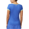 FIla Colorful Play V-Neck Womens Short Sleeve Tennis Shirt