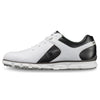 FootJoy Pro Spikeless White-Black Mens Golf Shoes - Cosmetic Blem