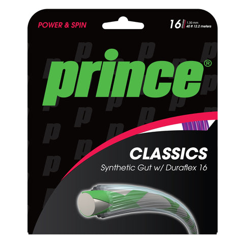 Prince Synthetic Gut 16 Duraflex Purple Tennis String