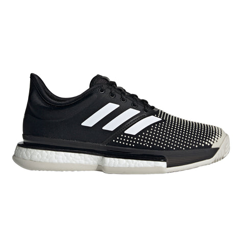 Adidas SoleCourt Clay Black Womens Tennis Shoes 2019